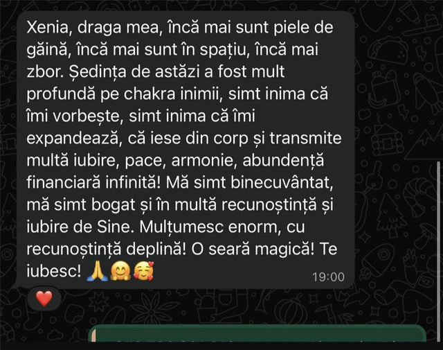 A message from a client