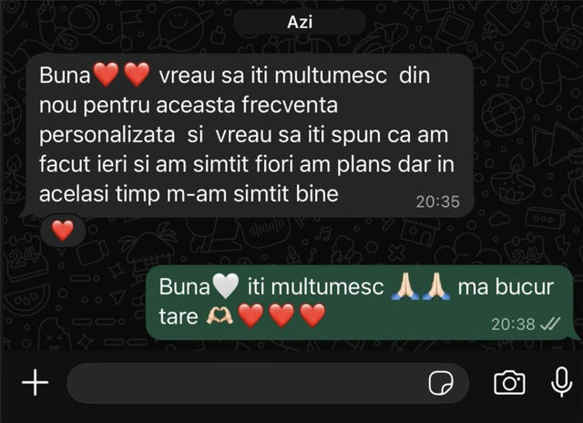 A message from a client