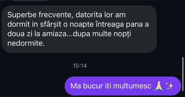 A message from a client